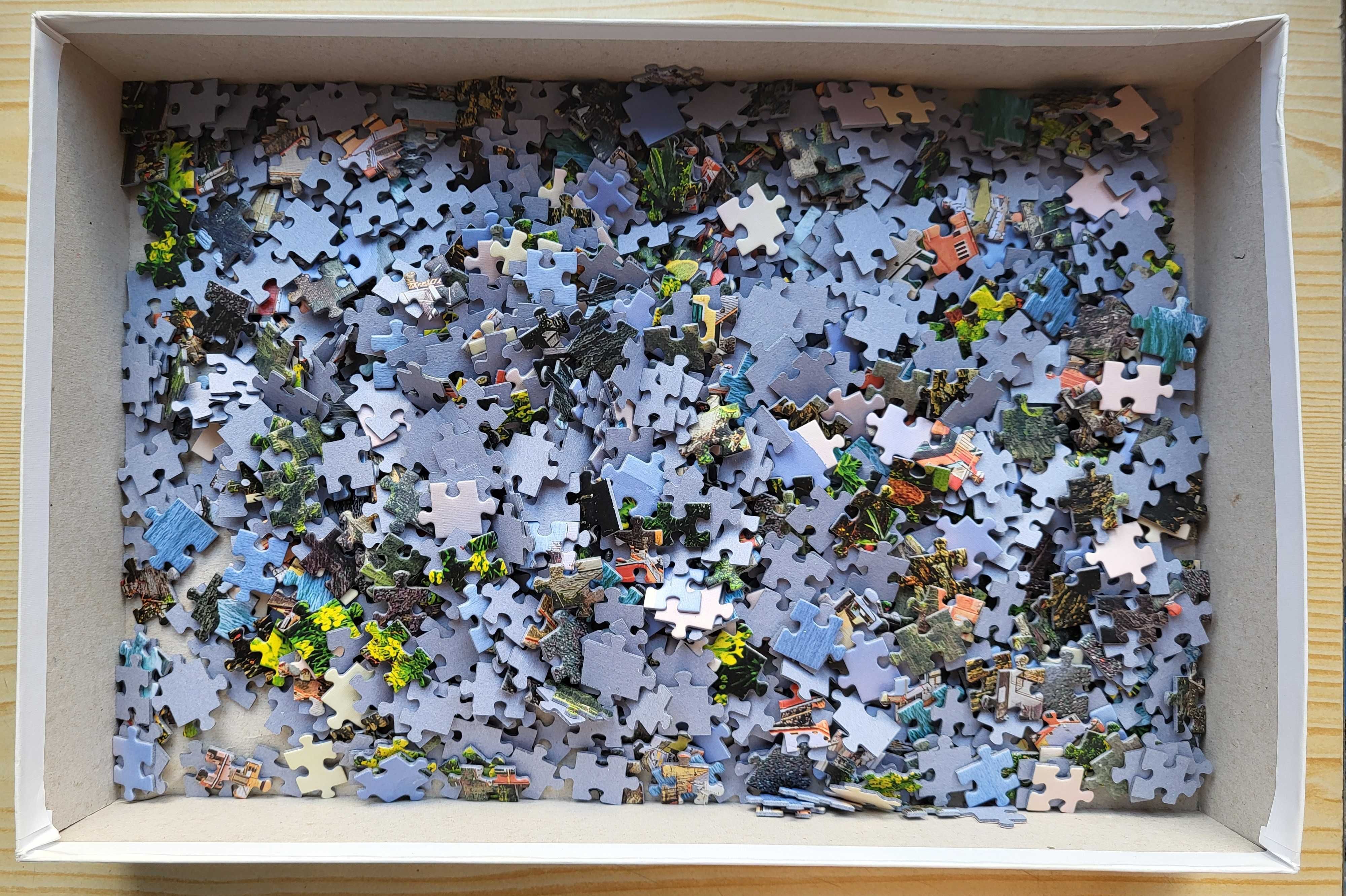 Puzzle 1000 "Cinque Terre" (Włochy) - NOWE (uszkodzone pudełko) -TANIO