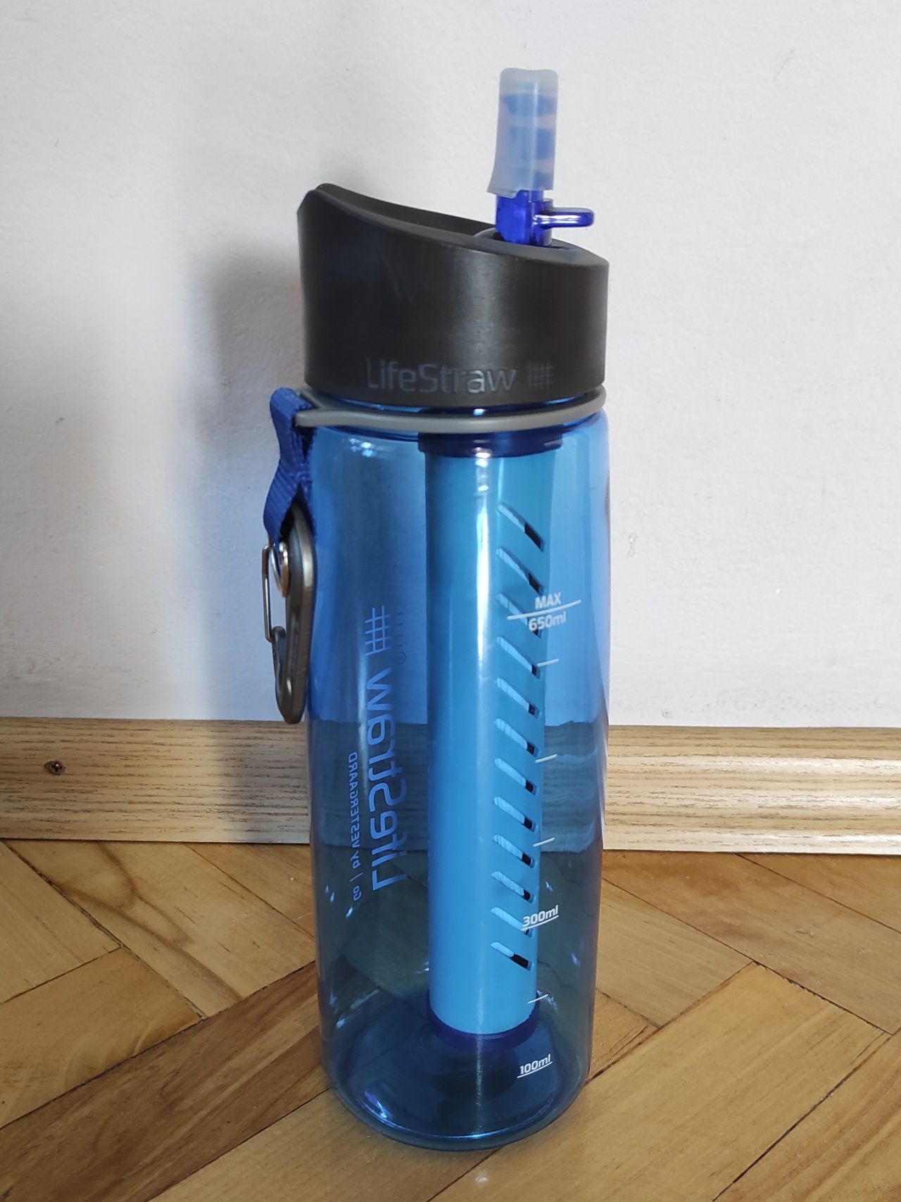 Butelka z filtrem podróżna LifeStraw Go 650 ml - dark teal