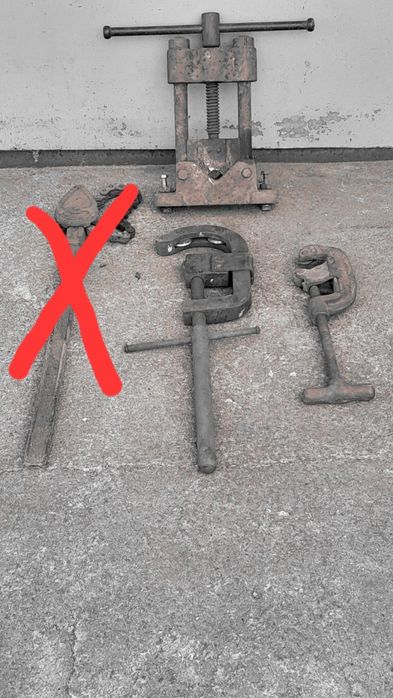 Лещата, тиси трубні ,ключ трубний ,труборізи
