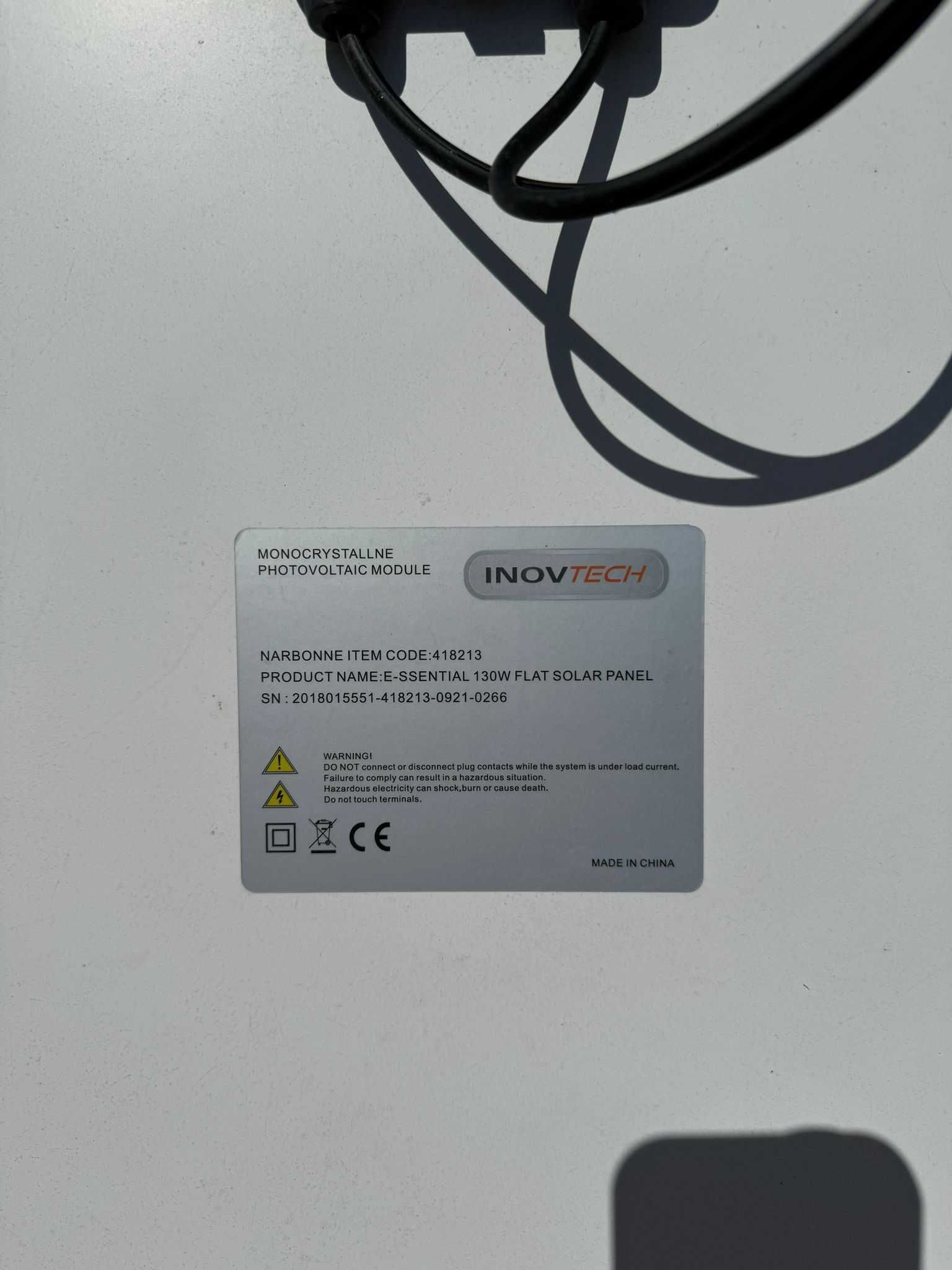 Painel Solar INOVTECH E-Essential 130W