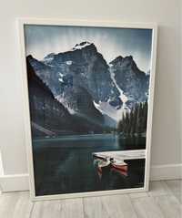 Obraz zdjecie w antyramie góry jezioro