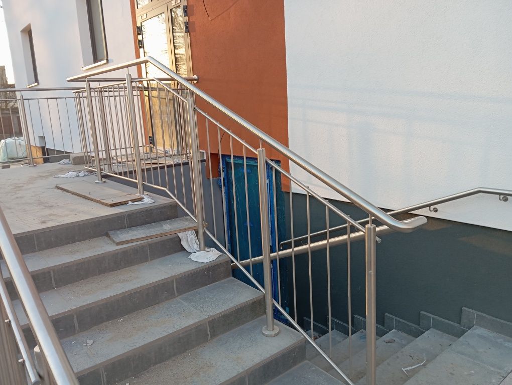 Balustrada balustrady nierdzewna balkon francuski zabezpieczenie inox