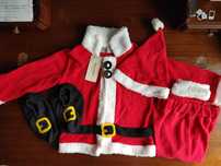 Disfarce Fato de Natal para bebe 1 ano NOVO!