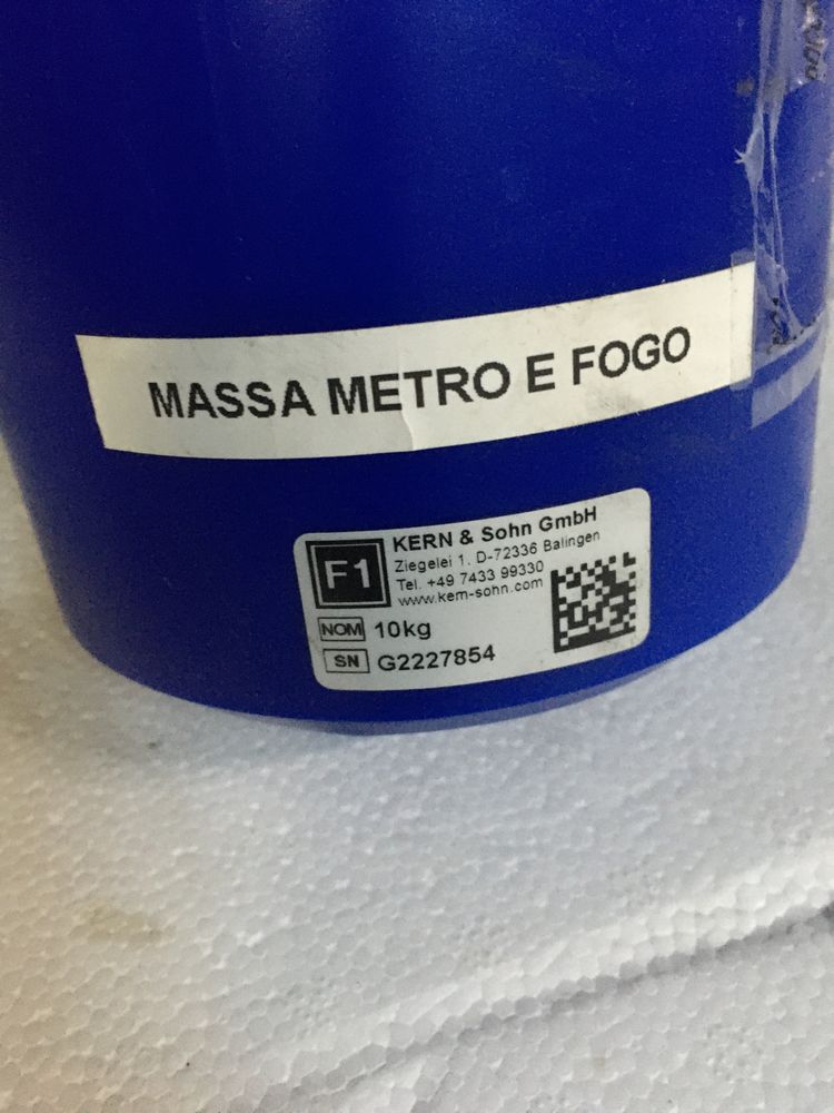 Peso em aço inoxidável F1 de 10kg