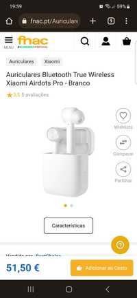 Fones xiaomi airdots pro