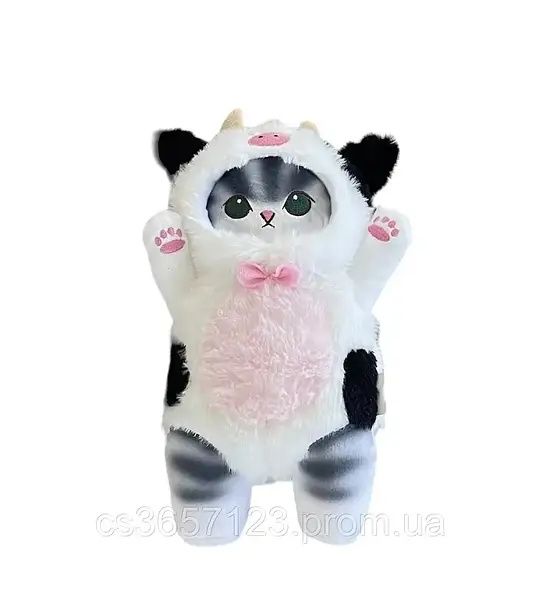 М'яка іграшка Котик Аніме 25 см, іграшка плюшевий котик в одязі Anime