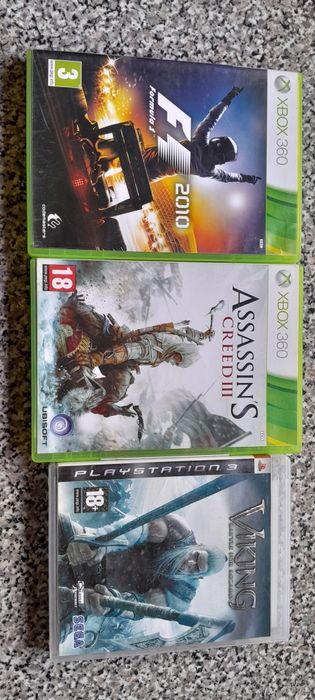 Assassins creed 3/Viking battle for Asgard/F1 2010 Xbox 360/Ps3