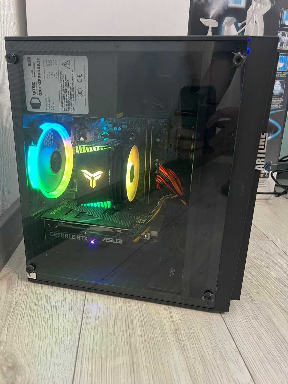 Комп'ютер ARTLINE Ryzen 5 3600/RAM 16ГБ/SSD 240ГБ/GeForce RTX 3050 8ГБ