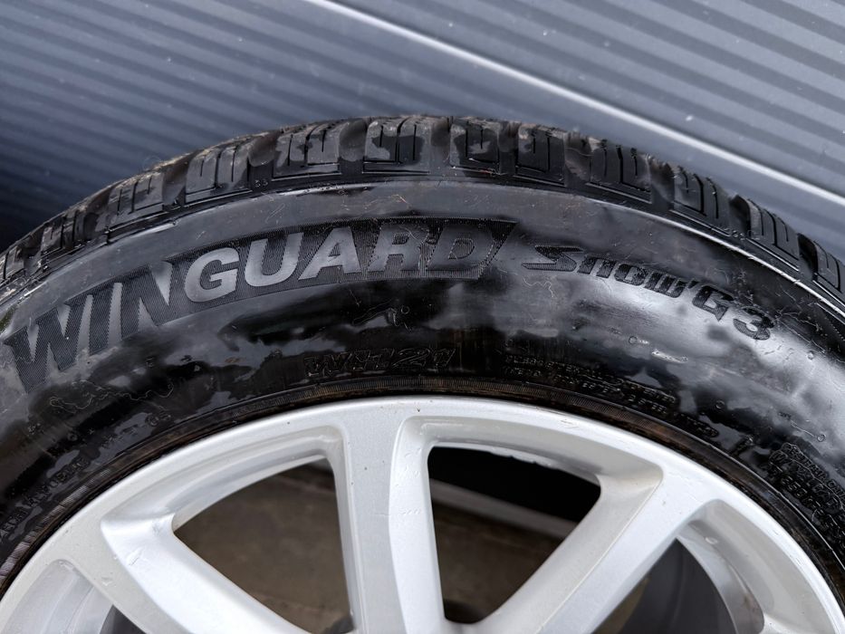 Koła zimowe 5x112 R16 Audi 7,5J ET45 66,6 stan DB 205/60 Nexen 2023 r.