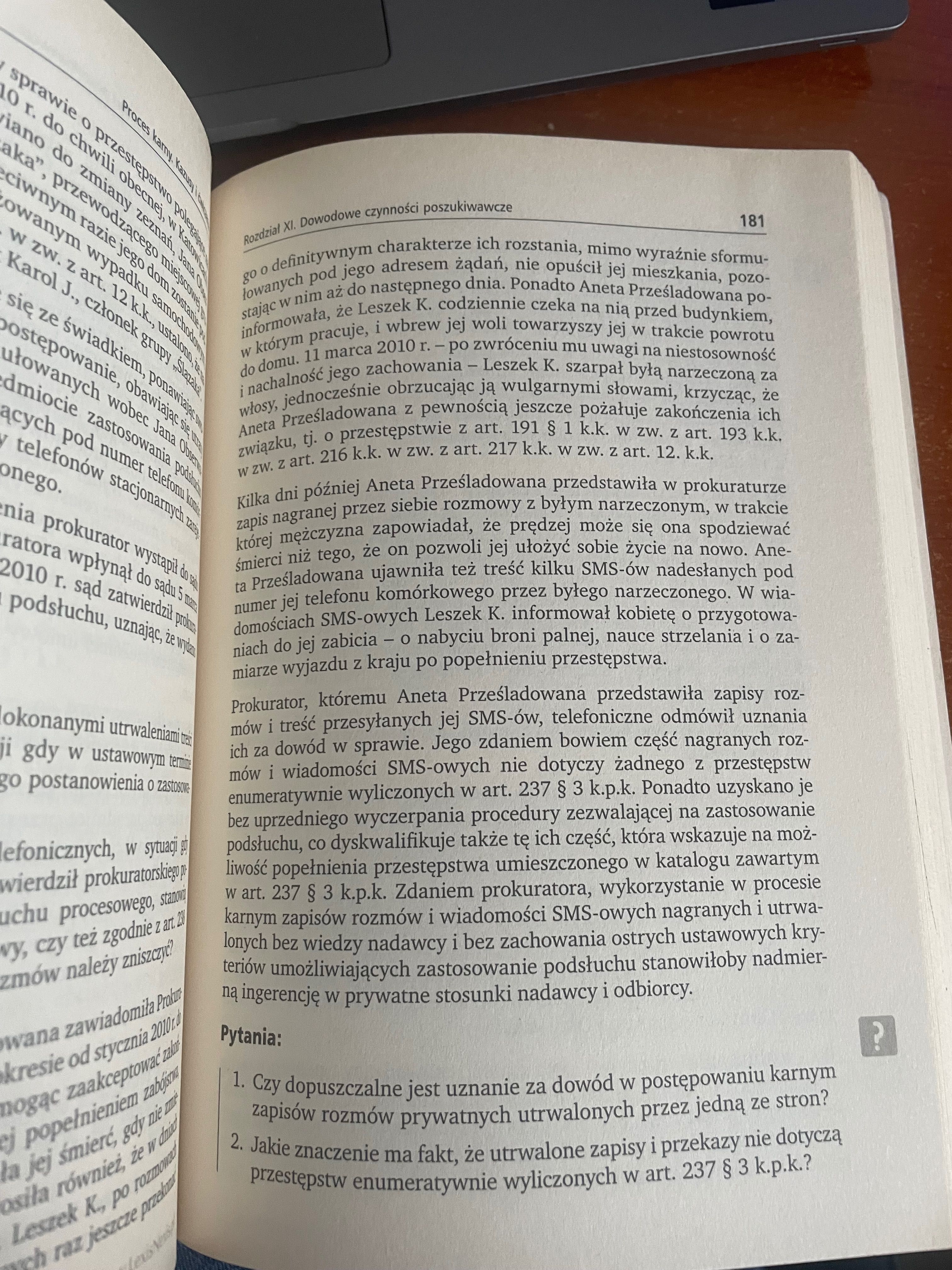Proces karny - kazusy i ćwiczenia