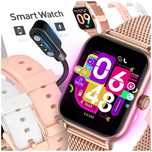 Smartwatch Damski Zegarek Polskie Menu Rozmowy Sport Bransoleta Smart