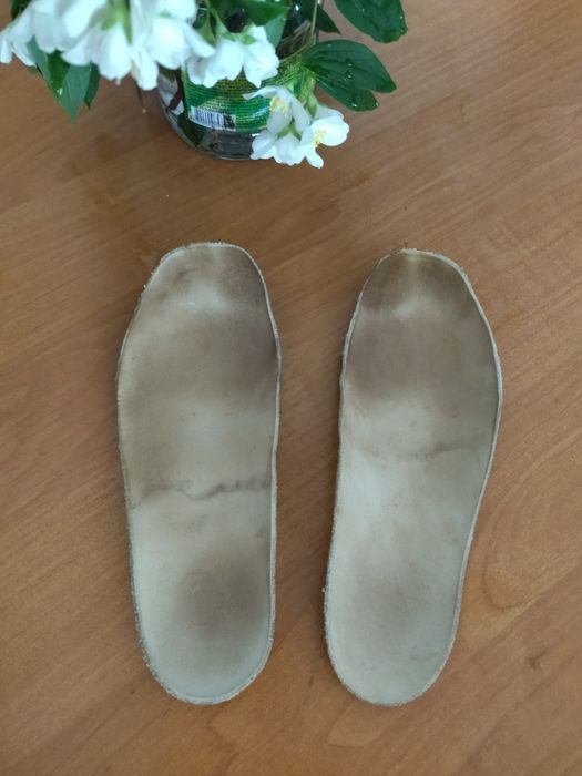 Ортопедичні шкіряні устілки 21.5 см