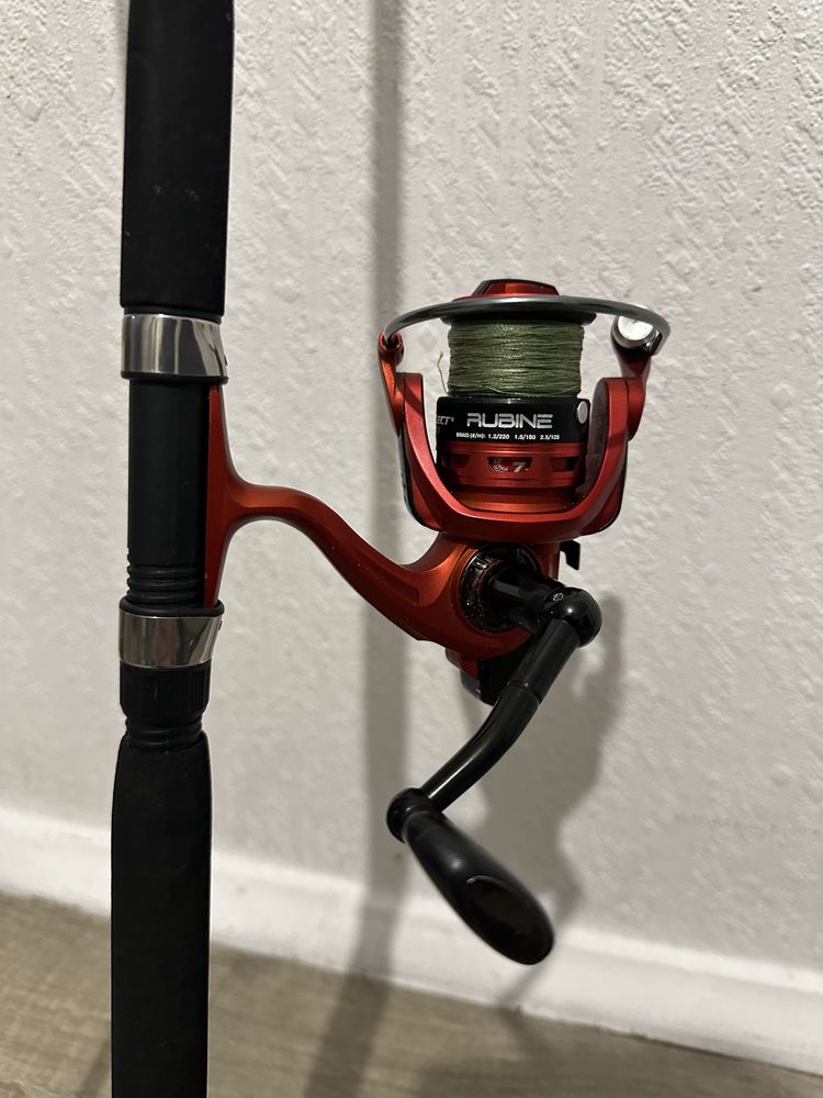 Спиннинг Flagman Vortex 2.4 / катушка Select Rubine