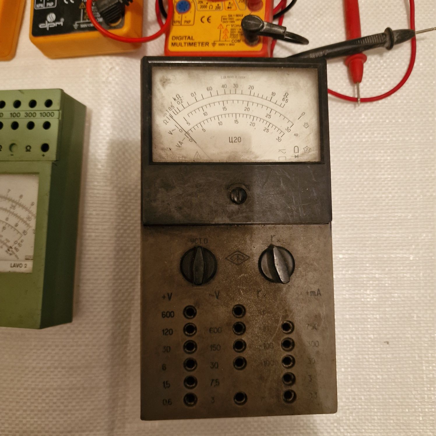 Mierniki, multimetrem cyfrowe,analogowe, stare rosyjskie