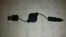Kabel Usb - mini Usb zwijany automatycznie