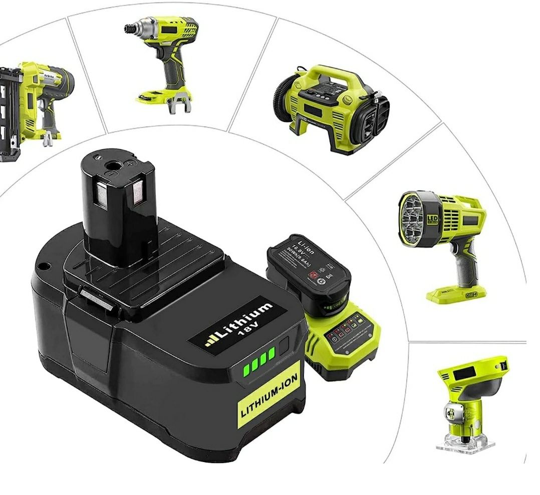 2X 18 В 5,5 Ач P108 сменный аккумулятор для Ryobi One+, совместимый с