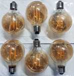 Mastery Mart Żarówka LED E27 w stylu vintage 2500 K retro 6 sztuk