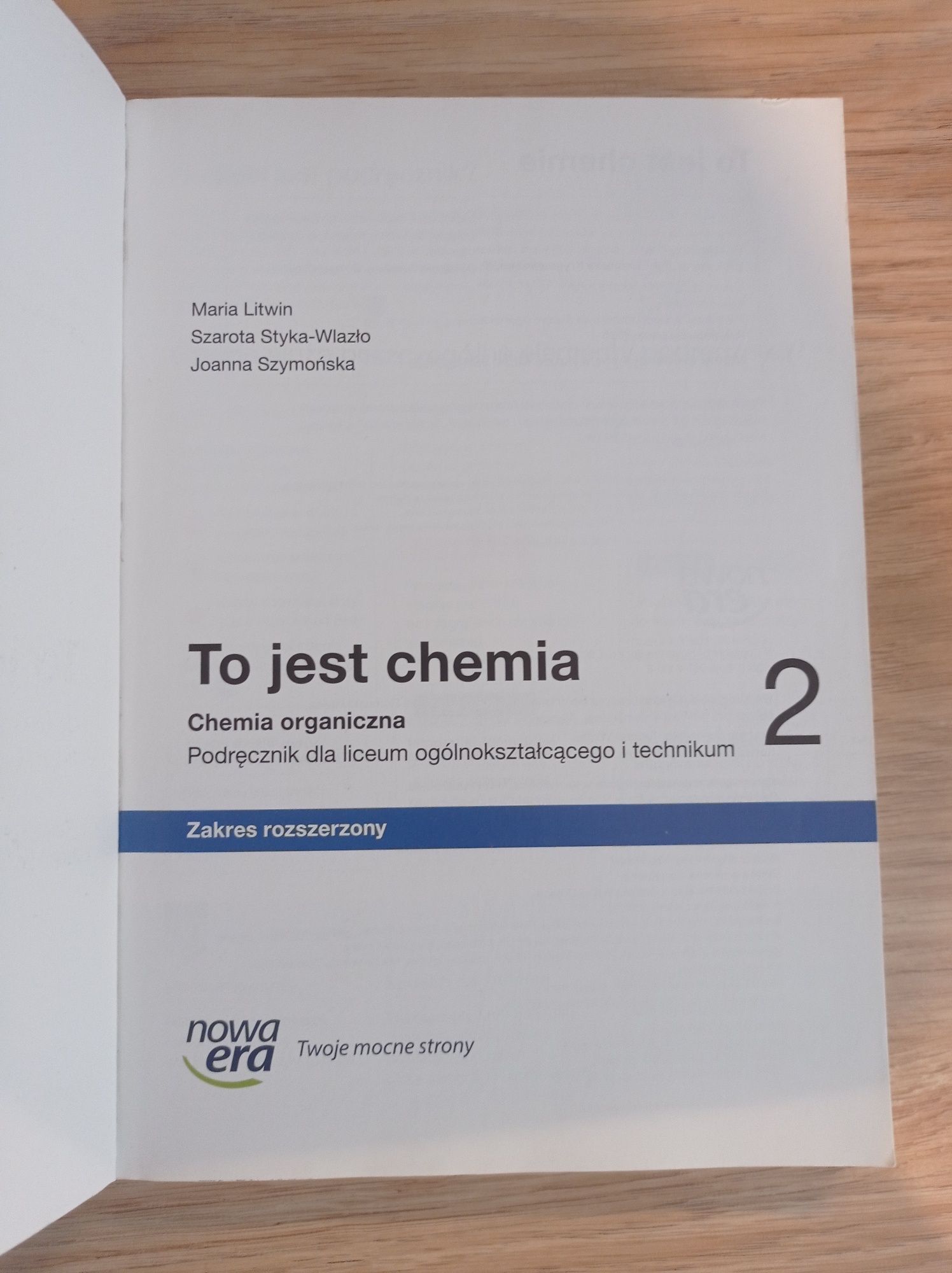 Nowa era to jest chemia rozszerzony 2 liceum matura nowy