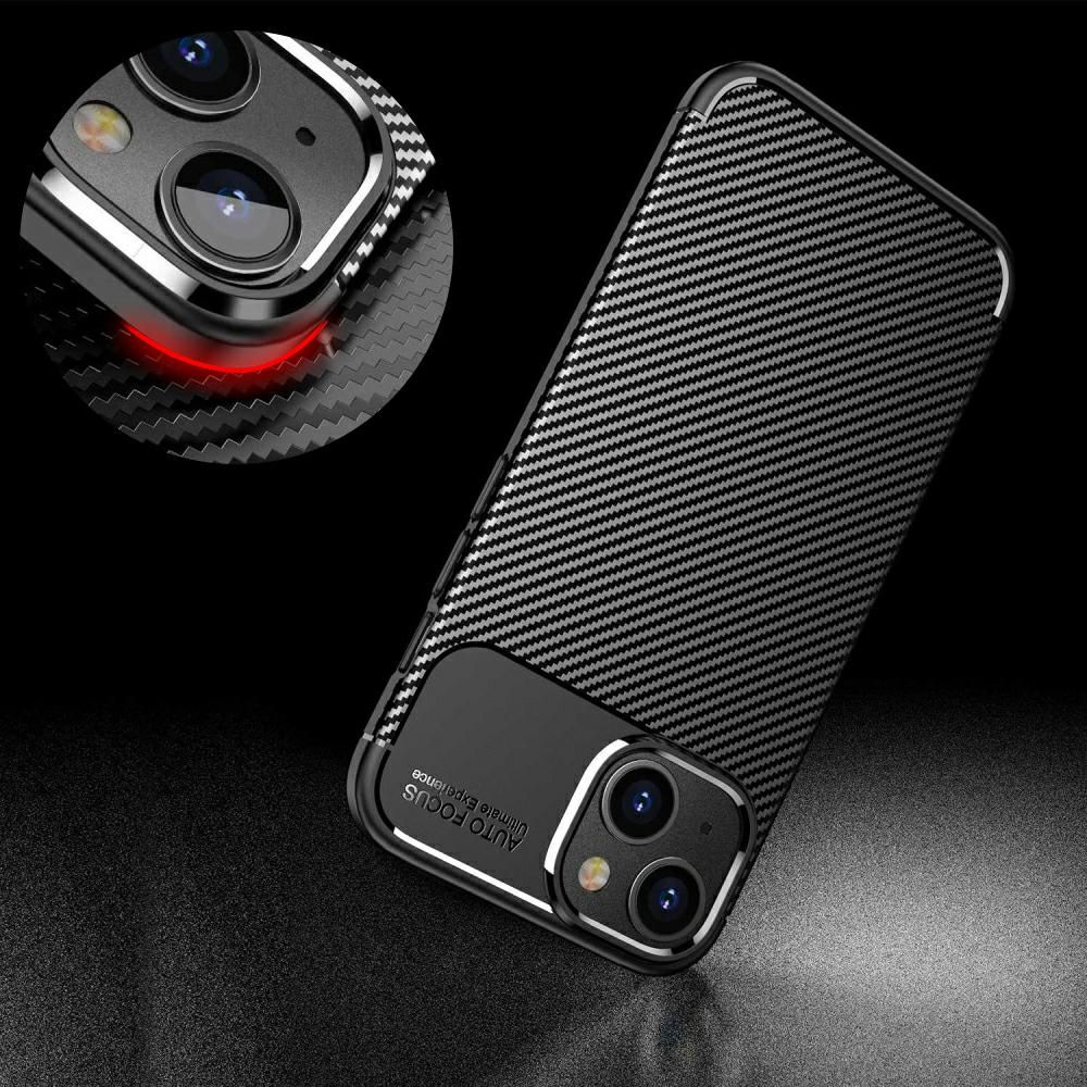 Etui Silikonowe Case Samsung S24 Plus Czarne Ochrona Aparatu