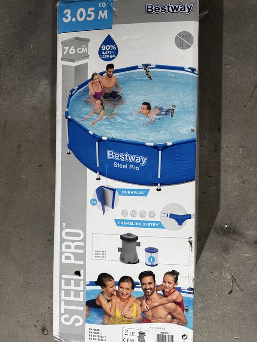 Basen bestway 3.05m z pompa filtrujaca