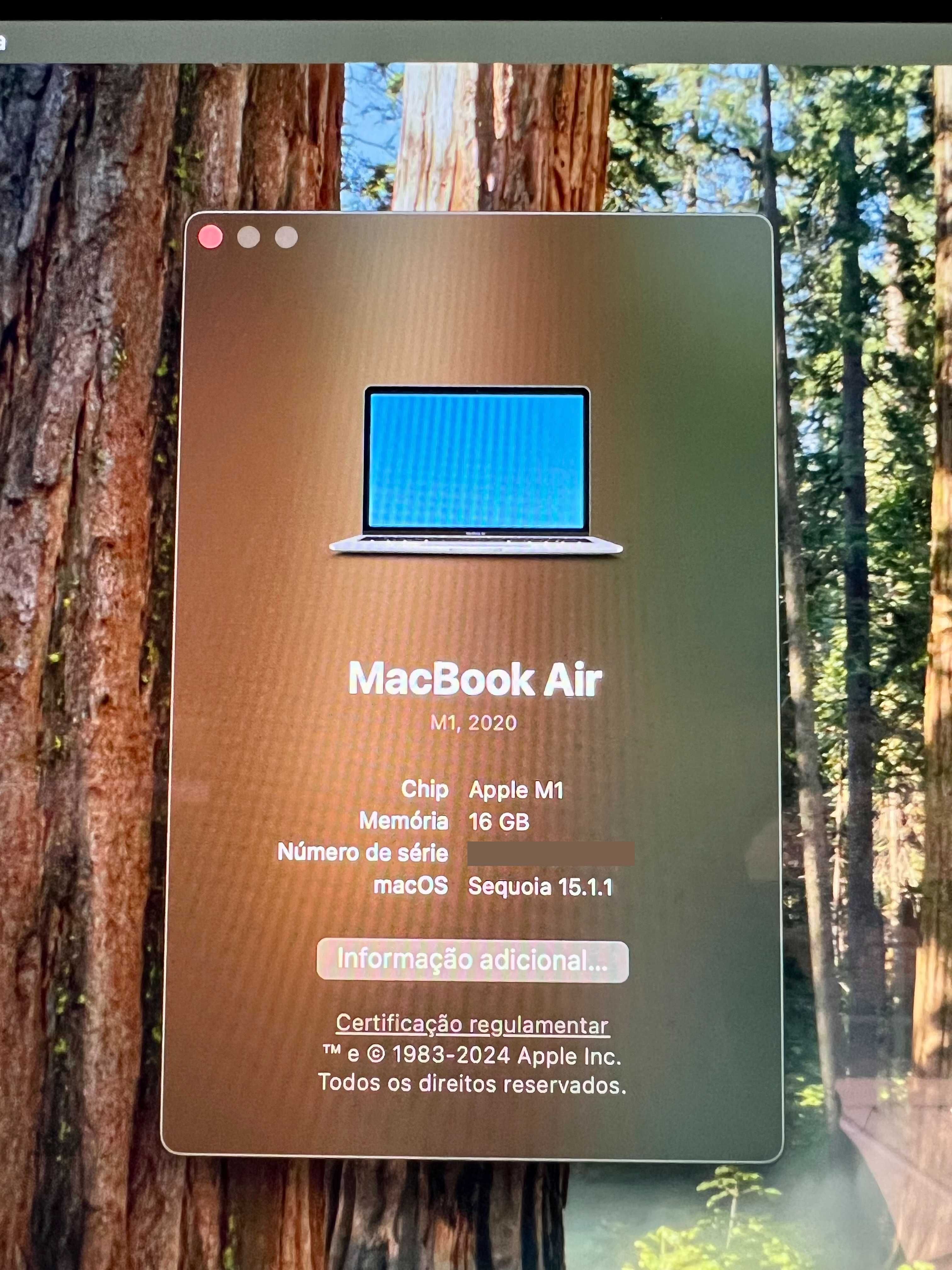 MacBook Air M1 2020 / 16GB RAM / 256GB SSD