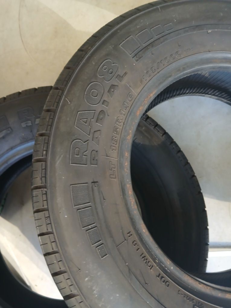 2 pneus 185 r14C hankook