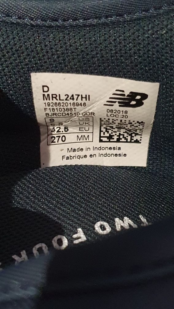 Buty nowe sportowe marki New Balance modny kolor rozmiar 42.5