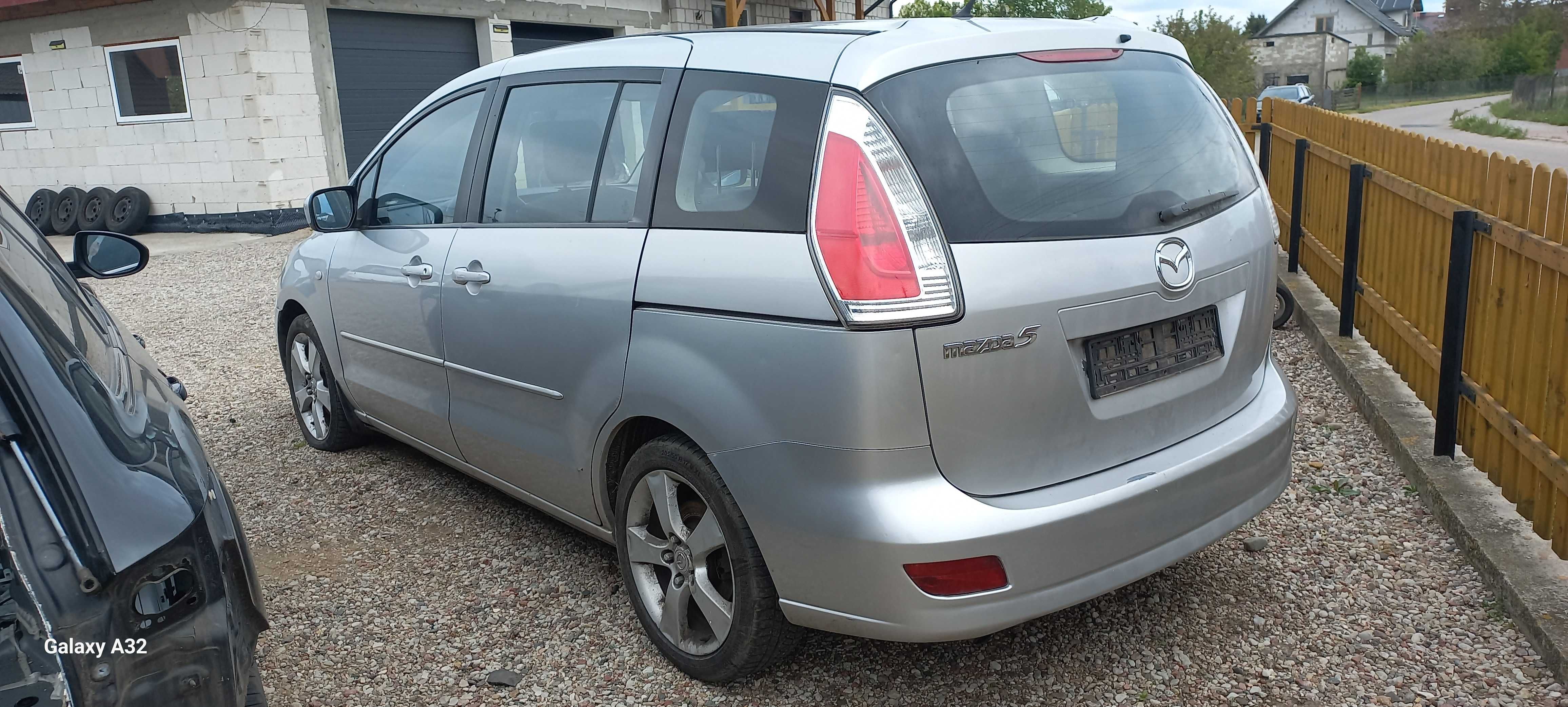 Mazda 5 maska zderzak blotnik lampa 22v lift