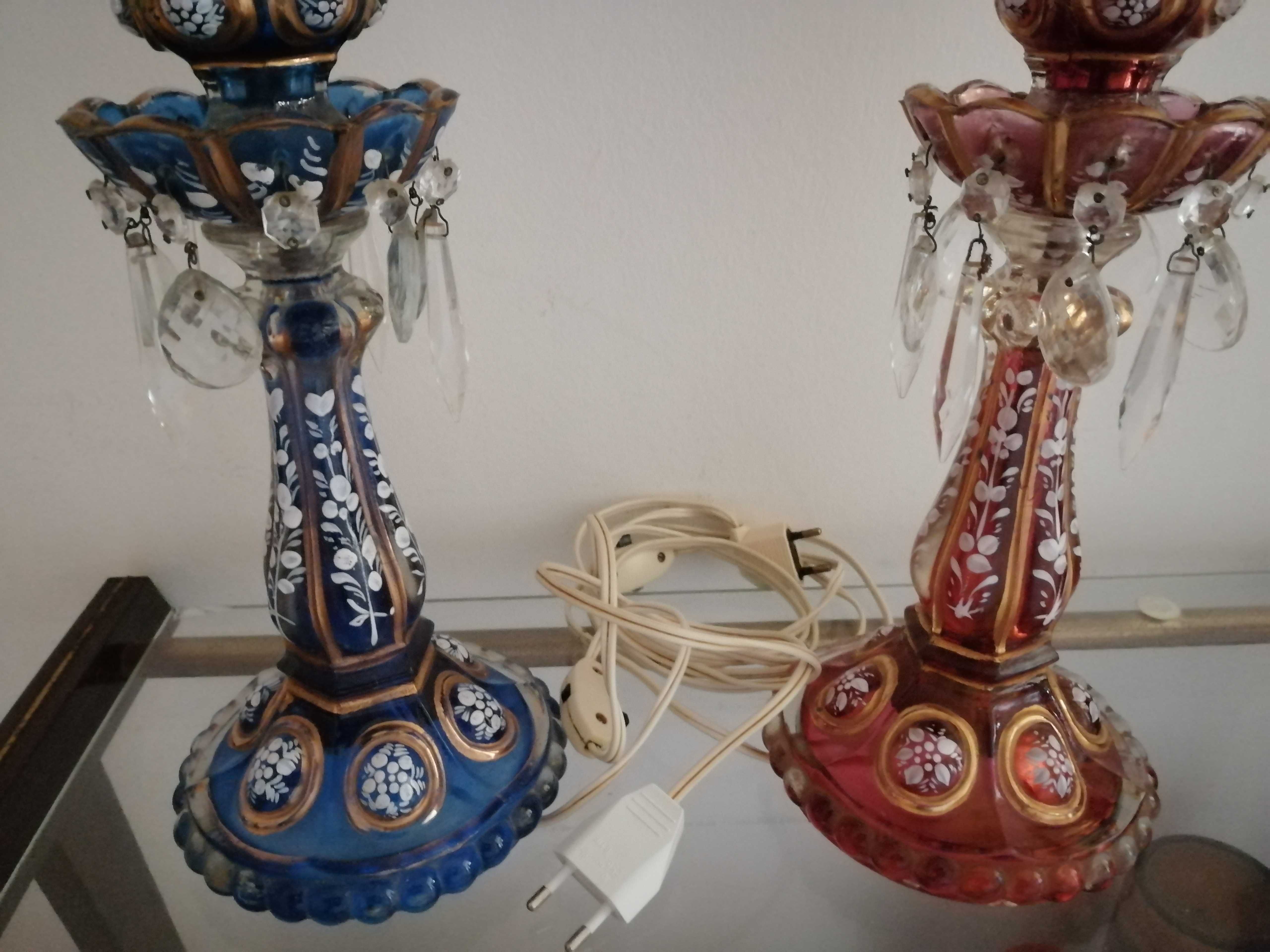 Candeeiros Murano, faca decorativa da Turquia e outros