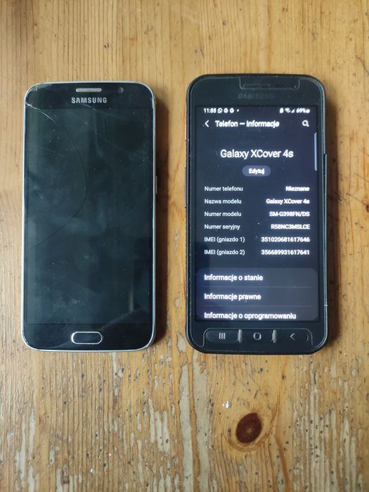 Samsung s6 i XCover 4s