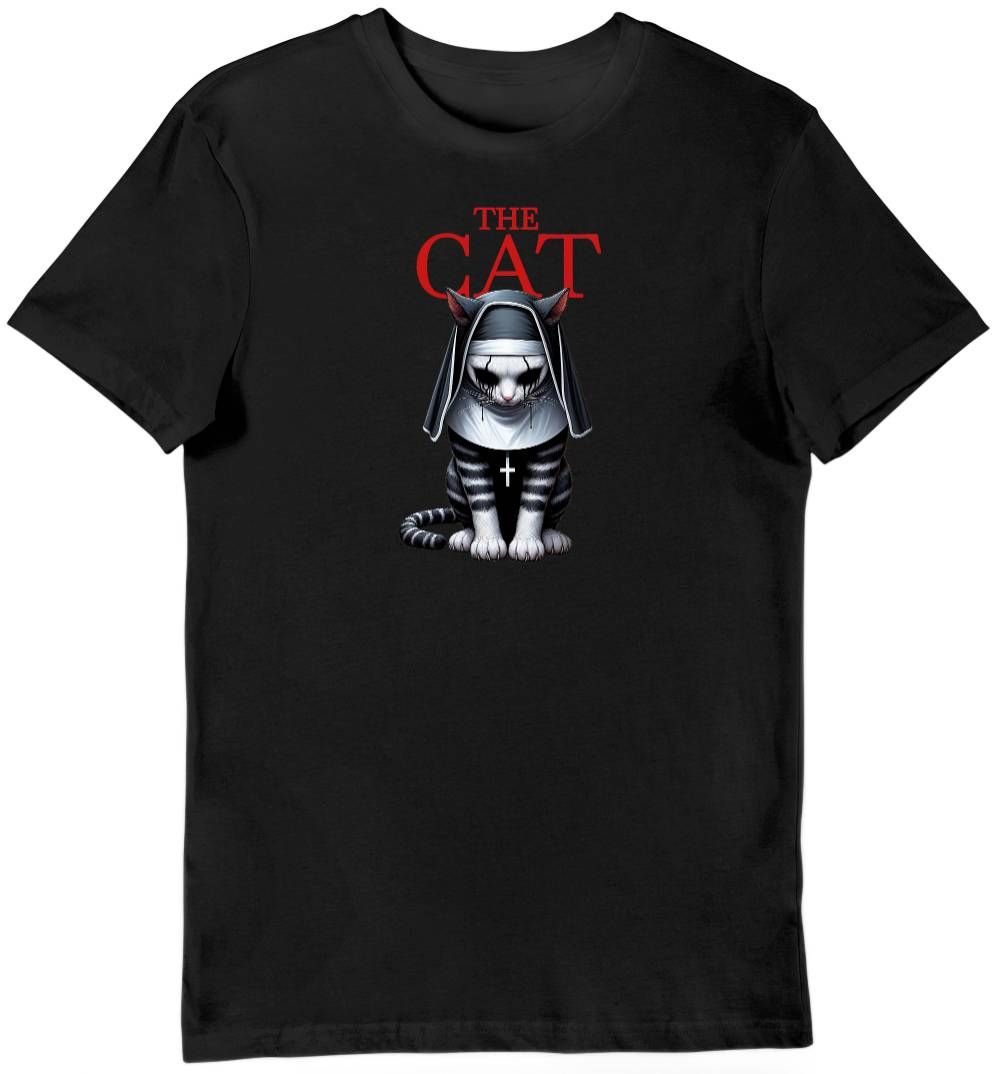 Koszulka the cat halloween czarna M