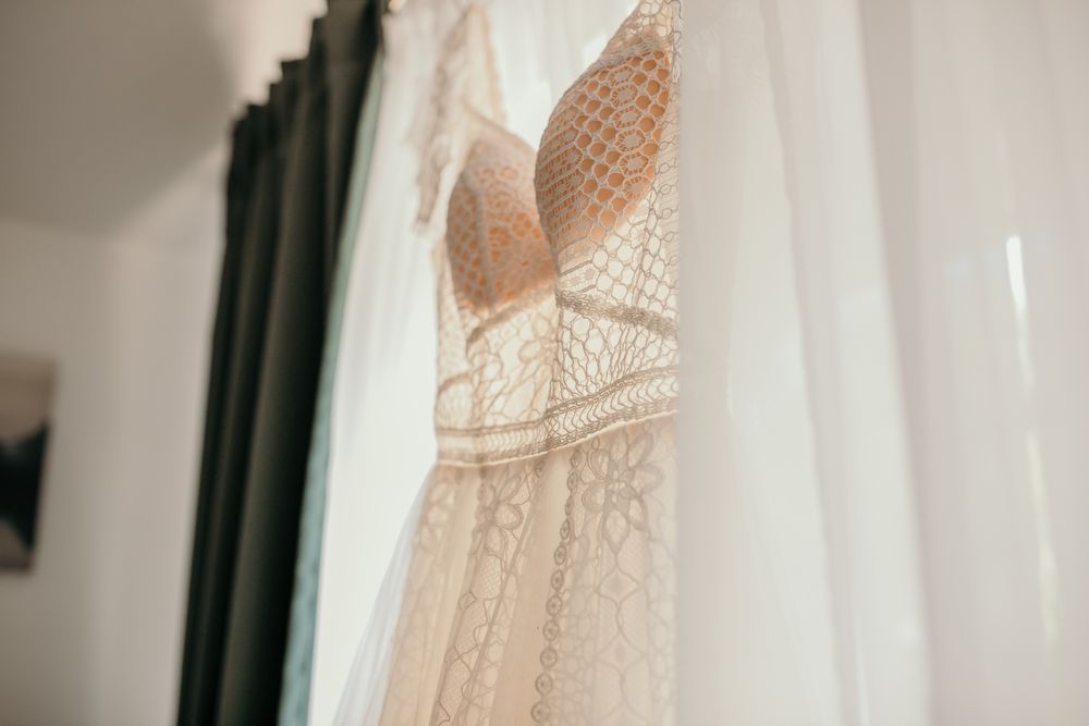 Suknia ślubna rustykalna/boho 38