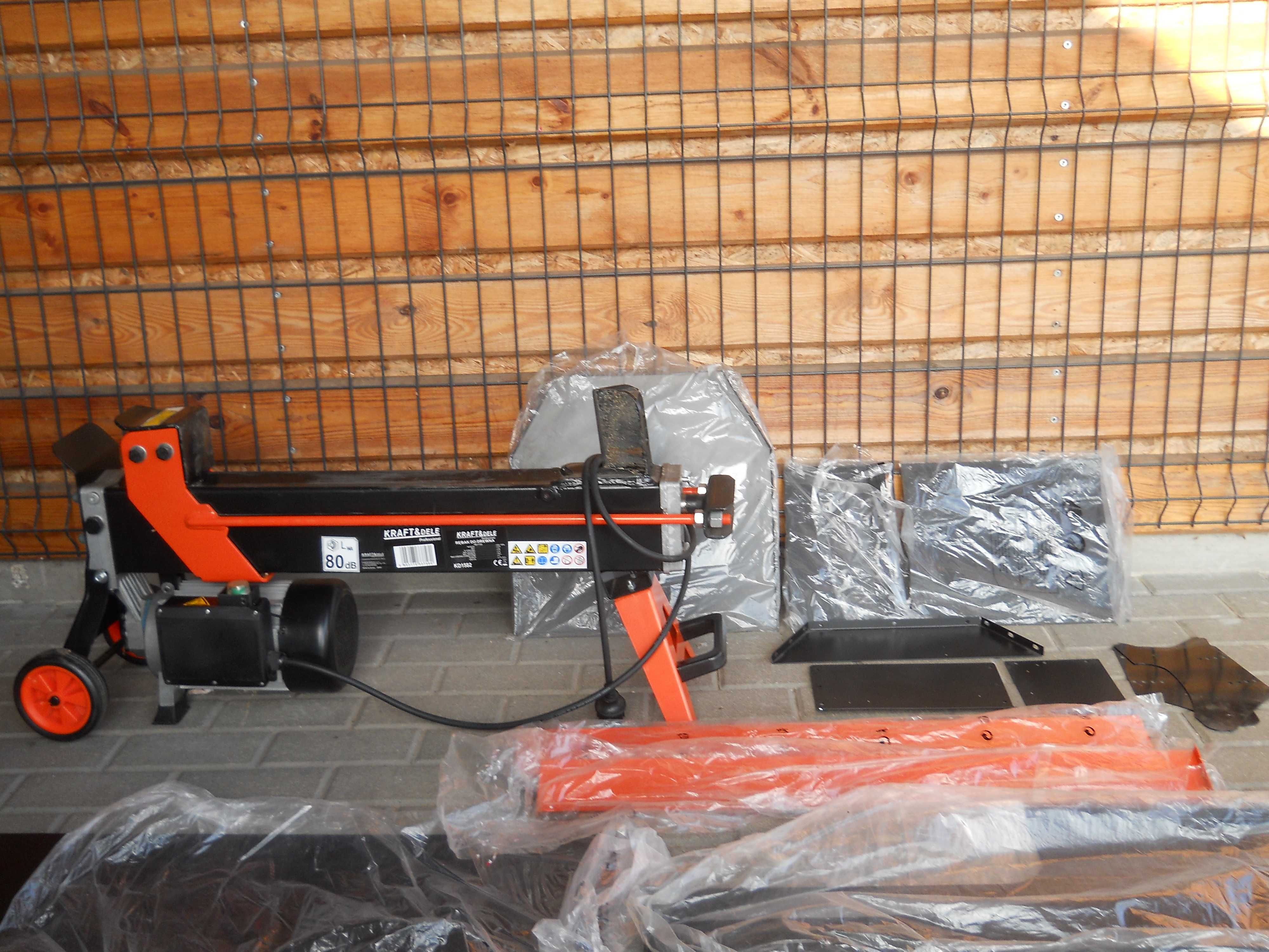 łuparka pozioma rębak do drewna nowa KRAFT&dele Professional PM7T-520