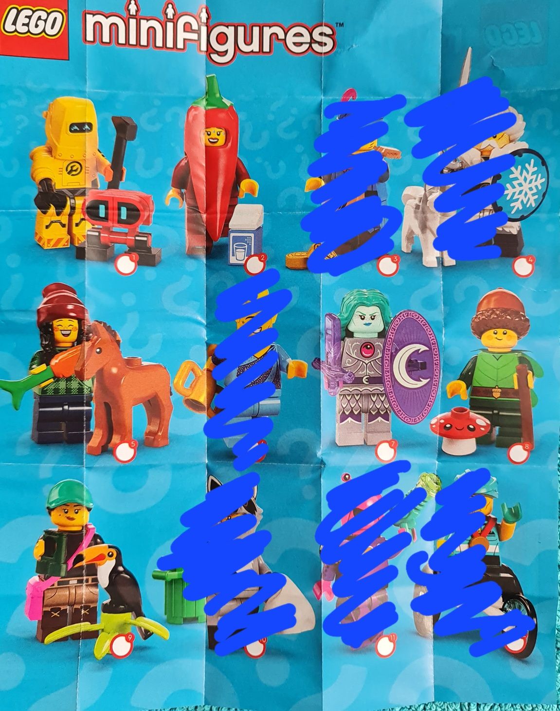 Lego series 25, 22, 17, Disney 100, Marvel