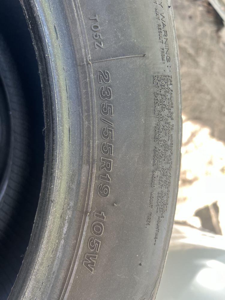 Opony Bridgestone komplet 4 szt. 22 rok! 235/55 r19