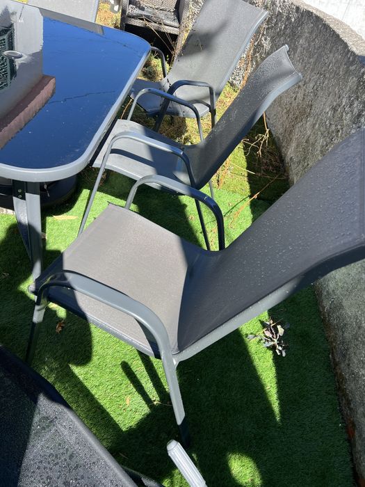 Conjunto jardim mesa e cadeiras KASA