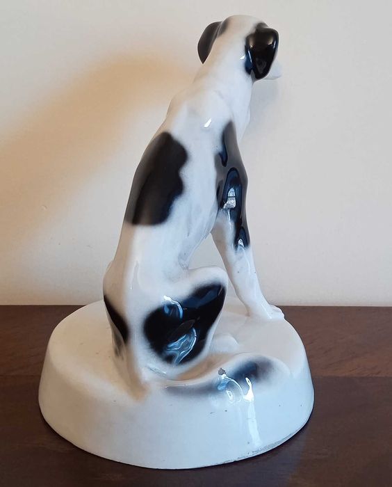 Figurka psa wytwórnia Pacyków lata 20, 30