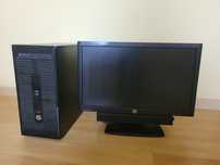 Komputer HP 400 G2 (i3, 8GB RAM) + monitor HP 20'