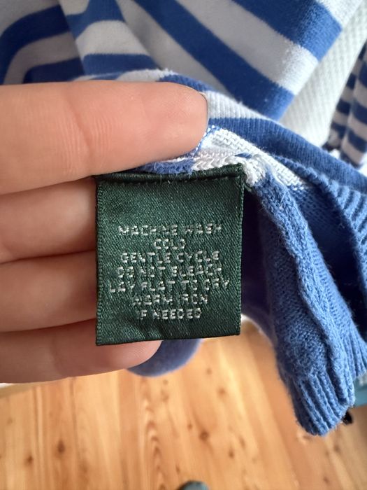 Koszulka Lauren Ralph Lauren 100% bawełna XS z kieszonkami