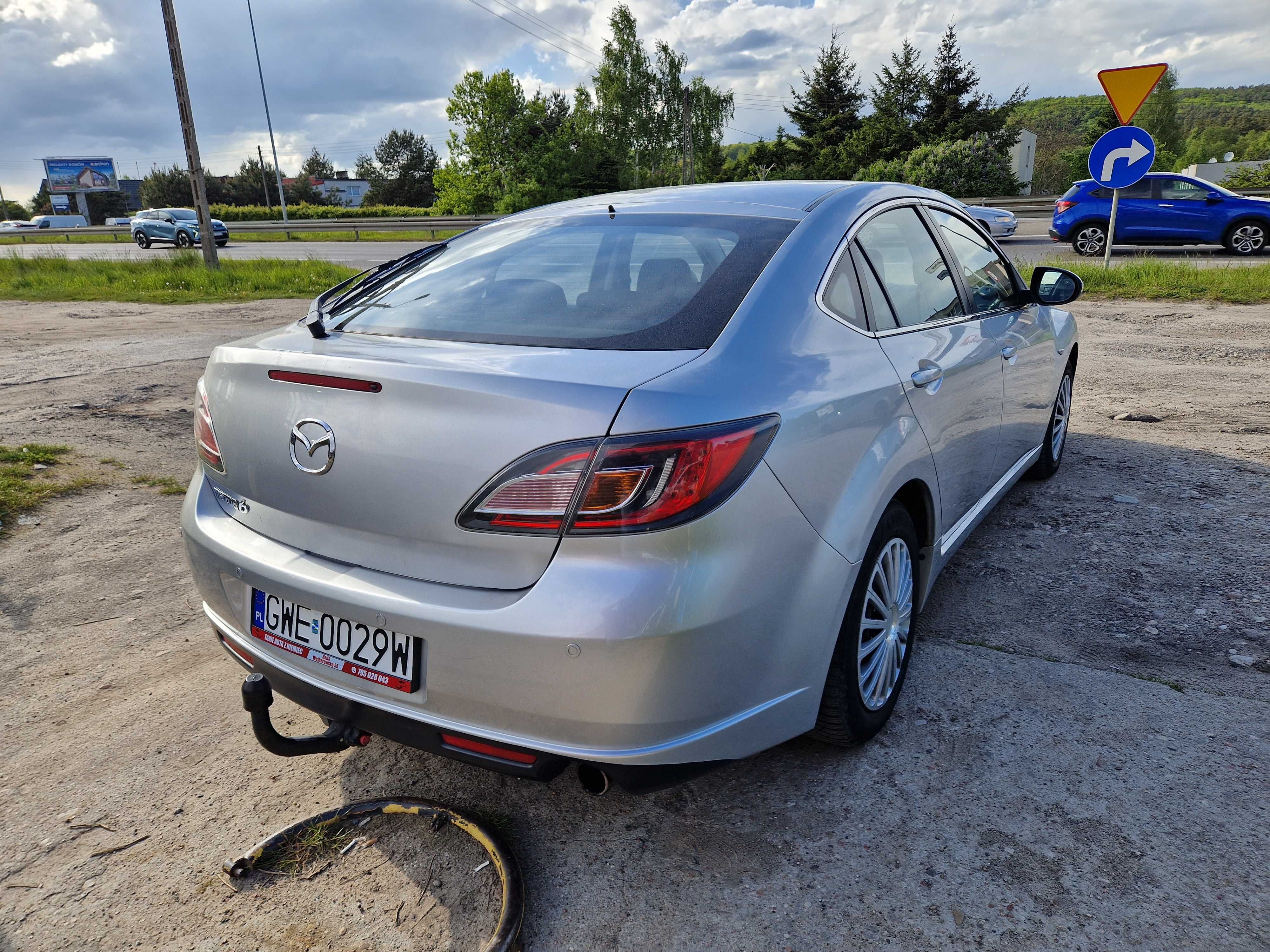 Mazda 6 z Danii ! Zarejestrowany ! 1.8 Benzyna ! Klimatyzacja ! Hak !