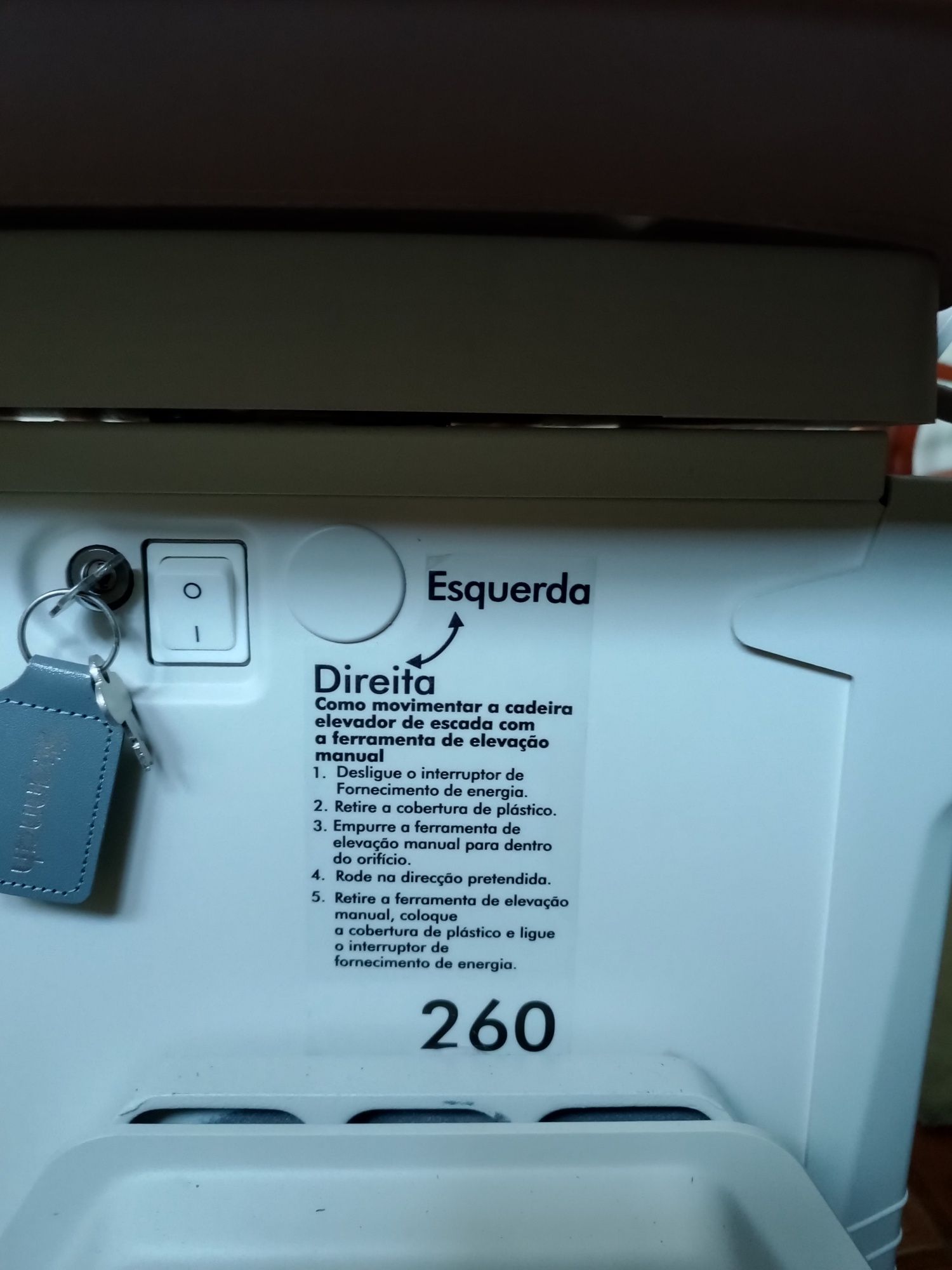 Cadeira elevatória Stannah.