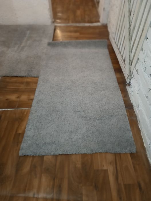Dywan szary STOENSE, Ikea + mały gratis.