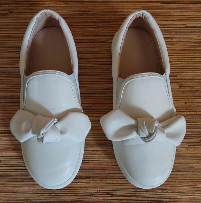 Sapatos Brancos Casual-Chic, T33