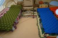 Homful надувний туристичний килимок, матрац, каремат з подушкою