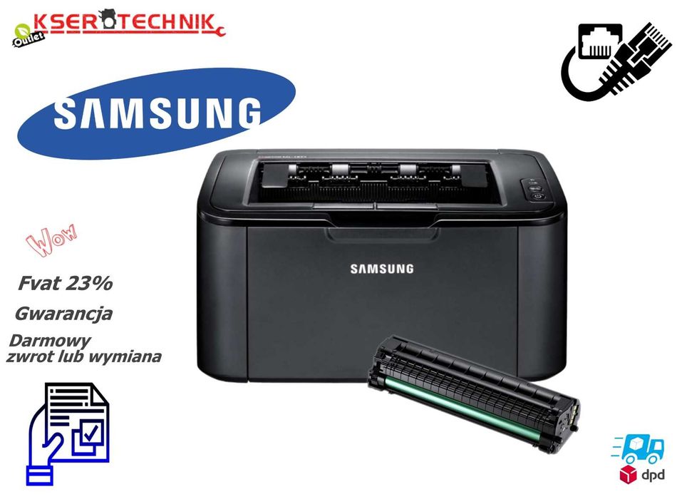 Mała drukarka Samsung ML 1675 idealna do domu i biura