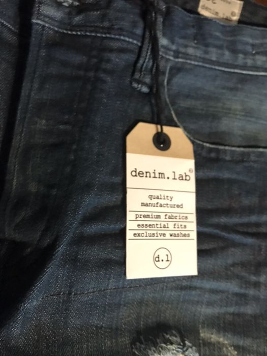 Jeansy designerskie Denim.lab 32, nowe.