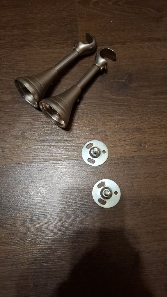 Karnisz metalowy pojedynczy satyna 1,7 m