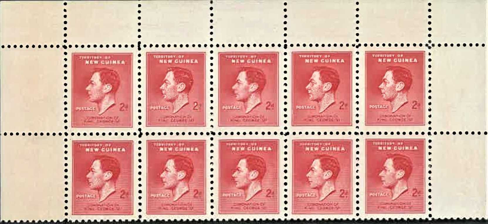 NOWA GWINEA 1937-król Jerzy VI-koronacja MNH**! Gratis wysyłka!