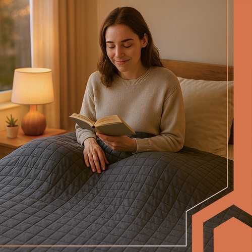 Обтяжена Сенсорна Ковдра Ruhhy Двостороння Двоспальна 200x220 см 10 кг