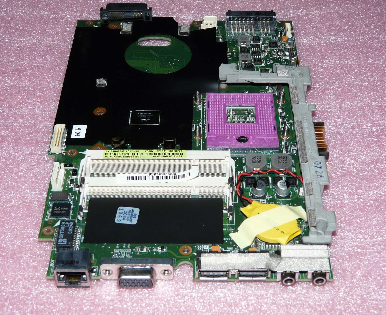 Материнская плата – Asus K40IN/K40IP/K50IN/K50IP/X5DIN/X8AIN/PRO5DI
